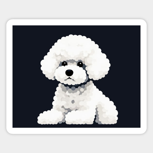 Bichon Frise dog Magnet by CreativeSage